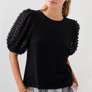 Final Sale - Maeve Woven Puff Sleeve Top - XS
